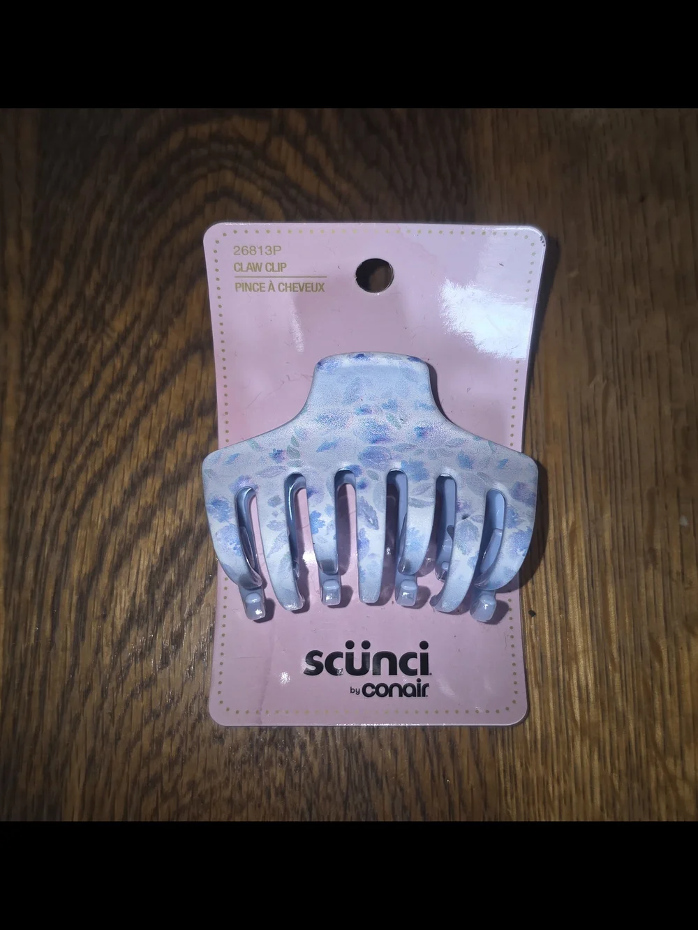Scünci Blue Marble Hair Claw Clip BNIB